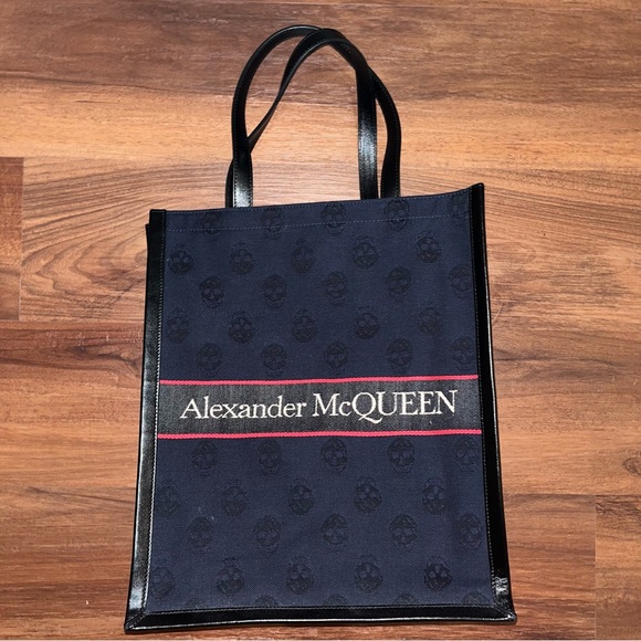 alexander mcqueen leather tote bag - Picture 2 of 9
